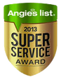 Angies list 2013 Award